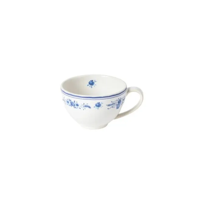 Costa Nova Vila koffiekop 260 ml aardewerk wit-blauw