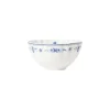 Costa Nova Vila kom ø 16 cm aardewerk wit-blauw