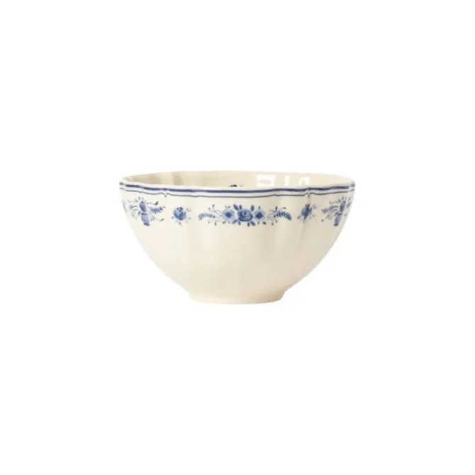 Costa Nova Vila kom ø 16 cm aardewerk beige-blauw