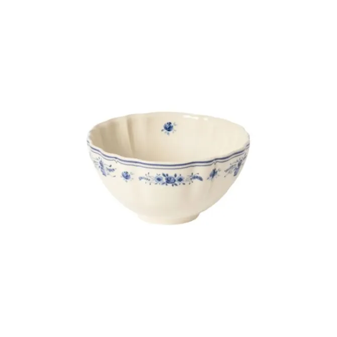 Costa Nova Vila kom ø 16 cm aardewerk beige-blauw