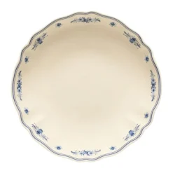 Costa Nova Vila ronde schaal 34 cm aardewerk beige-blauw