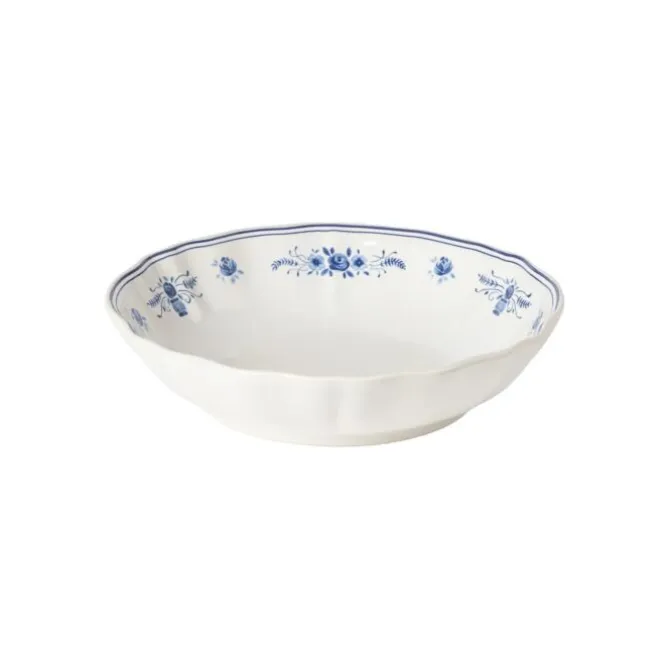 Costa Nova Vila soepbord ø 23 cm aardewerk wit-blauw