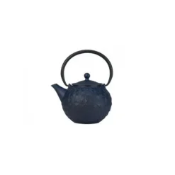 Cosy & Trendy Sakai theepot met filter 1 liter gietijzer blauw