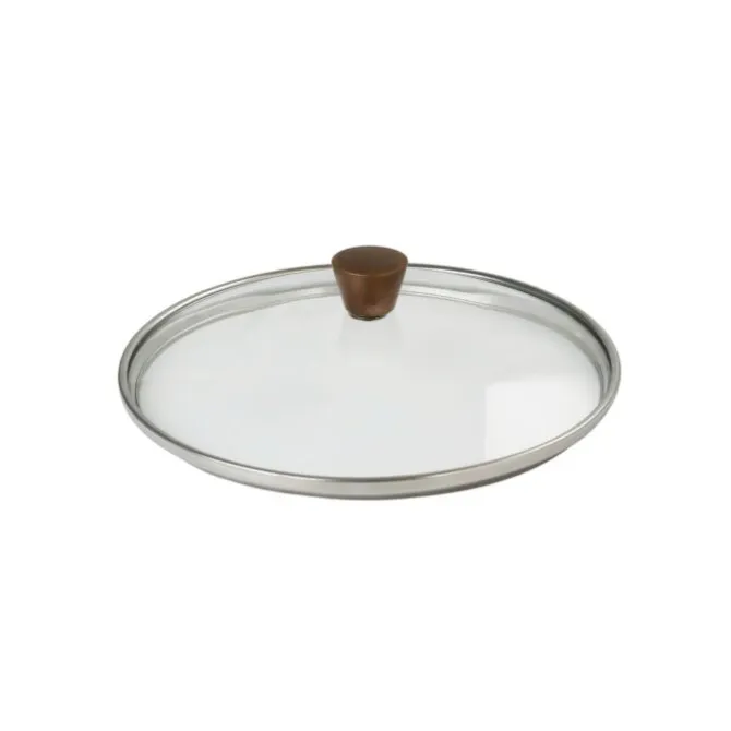 Cristel 1826 Bicentenaire glasdeksel ø 30 cm met koperen greep