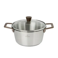 Cristel 1826 Bicentenaire kookpan ø 24 cm rvs met koperen greep