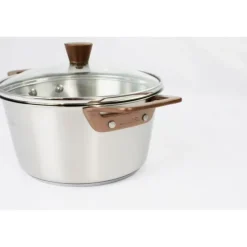 Cristel 1826 Bicentenaire kookpan ø 18 cm rvs met koperen greep
