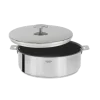 Cristel Casteline Removable Exceliss+ sauteerpan met Graphite deksel ø 24 cm met anti-aanbaklaag
