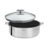 Cristel Casteline Removable Exceliss+ sauteerpan met Platine deksel ø 24 cm met anti-aanbaklaag