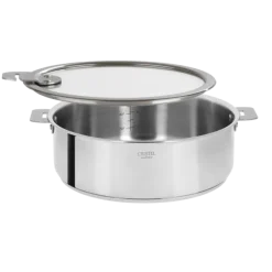 Cristel Casteline Removable sauteerpan met Strate deksel ø 24 cm rvs