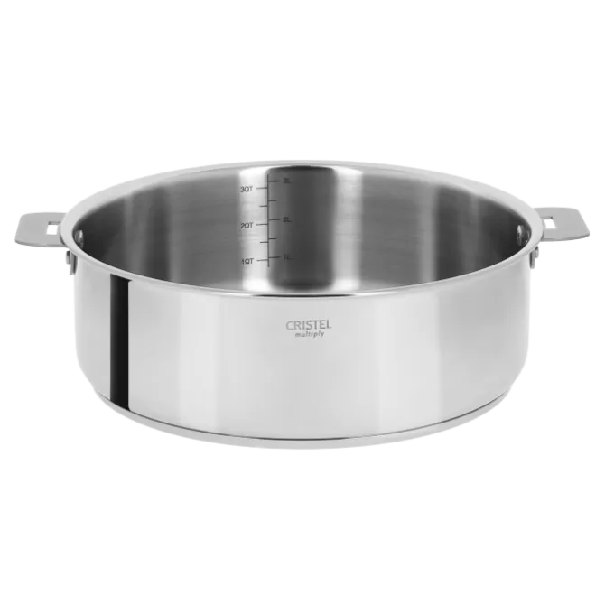 Cristel Casteline Removable sauteerpan ø 24 cm rvs