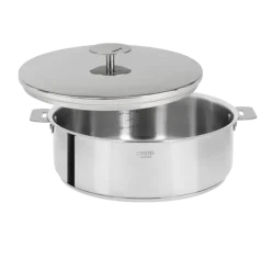 Cristel Casteline Removable sauteerpan met Graphite deksel ø 24 cm rvs