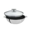Cristel Casteline Removable Exceliss+ wok met Strate deksel ø 24 cm