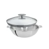 Cristel Casteline Removable wok met glasdeksel ø 28 cm rvs