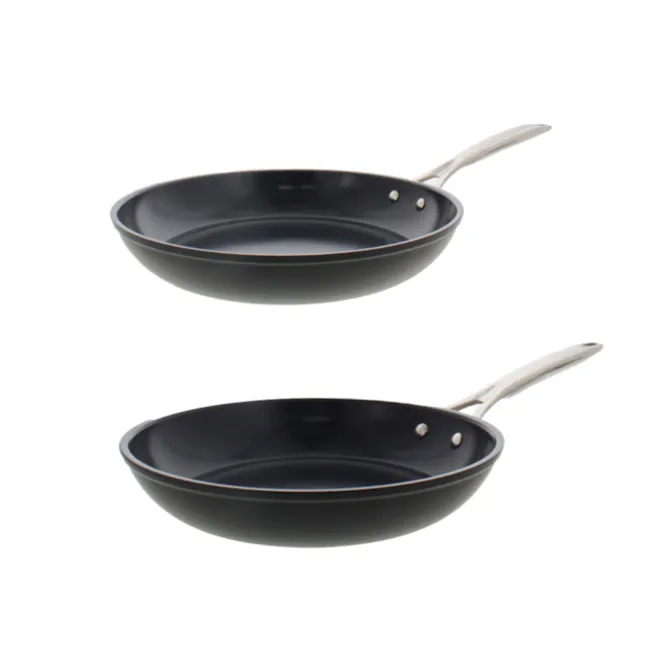 Cristel Castel'pro Ceraliss+ keramische koekenpannenset ø 24 + 28 cm