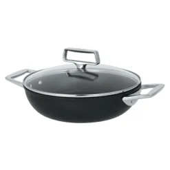 Cristel Castel'pro Ceraliss+ sauteerpan met grepen ø 28 cm met glasdeksel