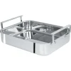 Cristel Castel'pro 3-laags braadslede 30 x 22 cm rvs