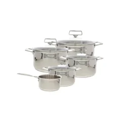 Cristel Castel'Pro Multi pannenset met glasdeksels rvs 5-delig