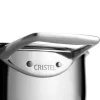 Cristel Castel'Pro Multiply hoge koekenpan met twee grepen + glasdeksel Ø 28 cm