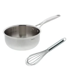 Cristel Castel'Pro Multiply sauspan ø 18 cm + Panoply bolgarde rvs