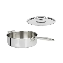 Cristel Castel'Pro Ultraply sauteerpan met rvs deksel ø 28 cm rvs