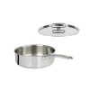 Cristel Castel'Pro Ultraply sauteerpan met rvs deksel ø 24 cm rvs