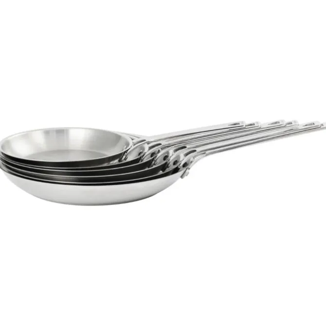 Cristel 1826 koekenpan ø 28 cm geborsteld rvs
