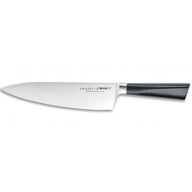 Cristel Marttiini koksmes 21 cm messenstaal zwart