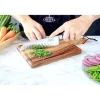 Cristel Marttiini Santoku mes 18 cm messenstaal zwart