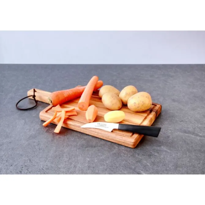 Cristel Marttiini tourneermes 7 cm messenstaal zwart