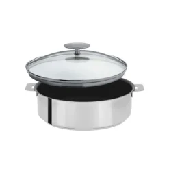 Cristel Mutine Removable Exceliss+ sauteerpan met Platine deksel ø 24 cm