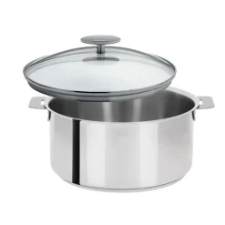 Cristel Mutine Removable kookpan met glasdeksel ø 24 cm rvs