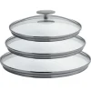 Cristel Platine glasdeksel set 3-delig