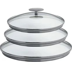 Cristel Platine glasdeksel set 3-delig