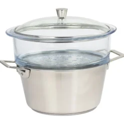 Cristel 1826 stoomset ø 20 cm rvs 3-delig