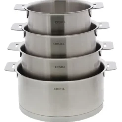 Cristel Strate pannenset rvs 4-delig