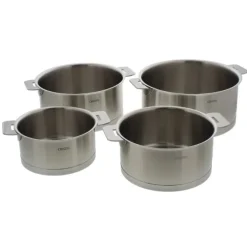 Cristel Strate pannenset rvs 4-delig