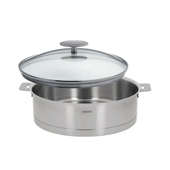 Cristel Strate Removable sauteerpan met Platine deksel ø 24 cm