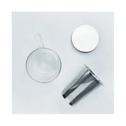 Cristel Verbena dubbelwandig theeglas met filter 0,4 liter