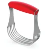 Cuisipro Deluxe Pastry Blender met handvat rood 14 cm rvs