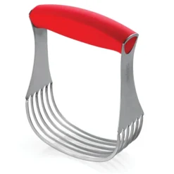 Cuisipro Deluxe Pastry Blender met handvat rood 14 cm rvs