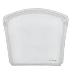 Cuisipro herbruikbare zak 20,3 x 18 cm silicone transparant
