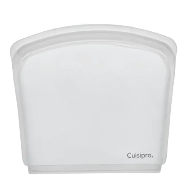 Cuisipro herbruikbare zak 25 x 23,3 cm silicone transparant