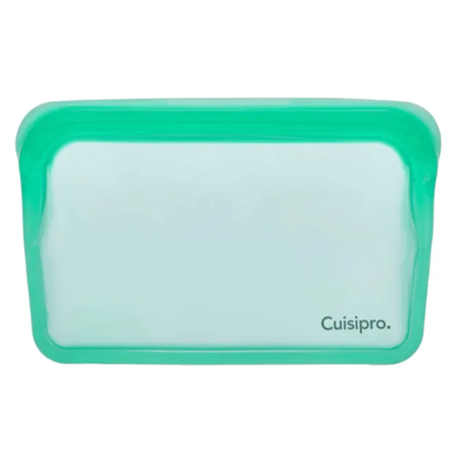Cuisipro herbruikbare zak 20,3 x 18 cm silicone groen