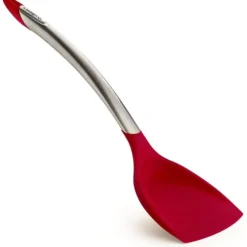 Cuisipro wokspatel 32 cm silicone rood