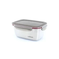 Cuitisan foodcontainer rechthoekig 980 ml rvs