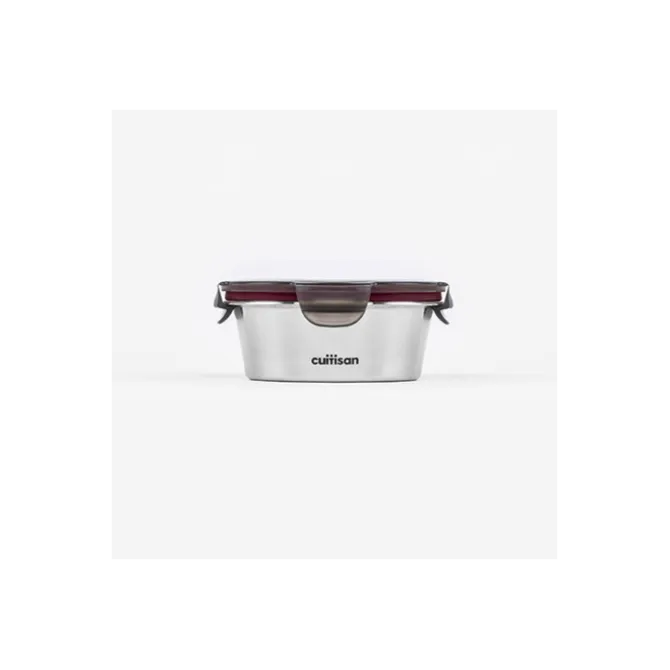 Cuitisan foodcontainer rechthoekig 300 ml rvs