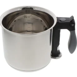 De Buyer au-bain-mariepan ø 16 cm 1,5 L rvs zwart