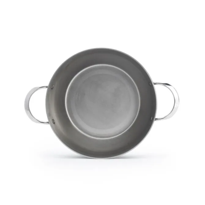 De Buyer B-Element diepe pan met 2 grepen ø 24 cm plaatstaal