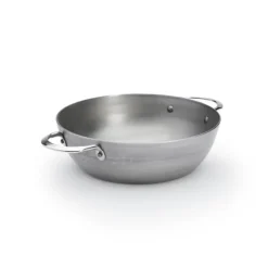 De Buyer B-Element diepe pan met 2 grepen ø 24 cm plaatstaal