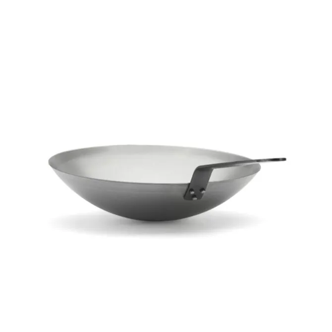 De Buyer Carbon Plus wok ø 35,5 cm plaatstaal